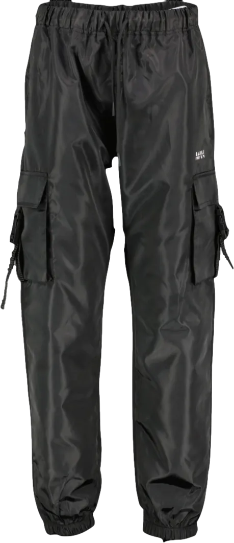 boohooMan Black Original Man Cargo Jogger UK XS