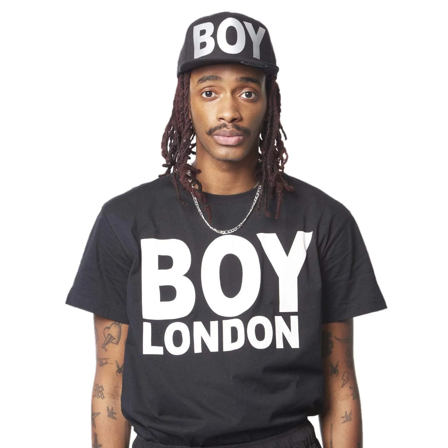 BOY LONDON SNAPBACK - BLACK/WHITE