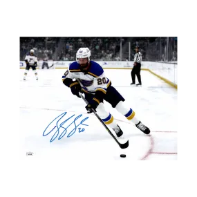 Brandon Saad St Louis Blues Autographed Away Photo - JSA COA