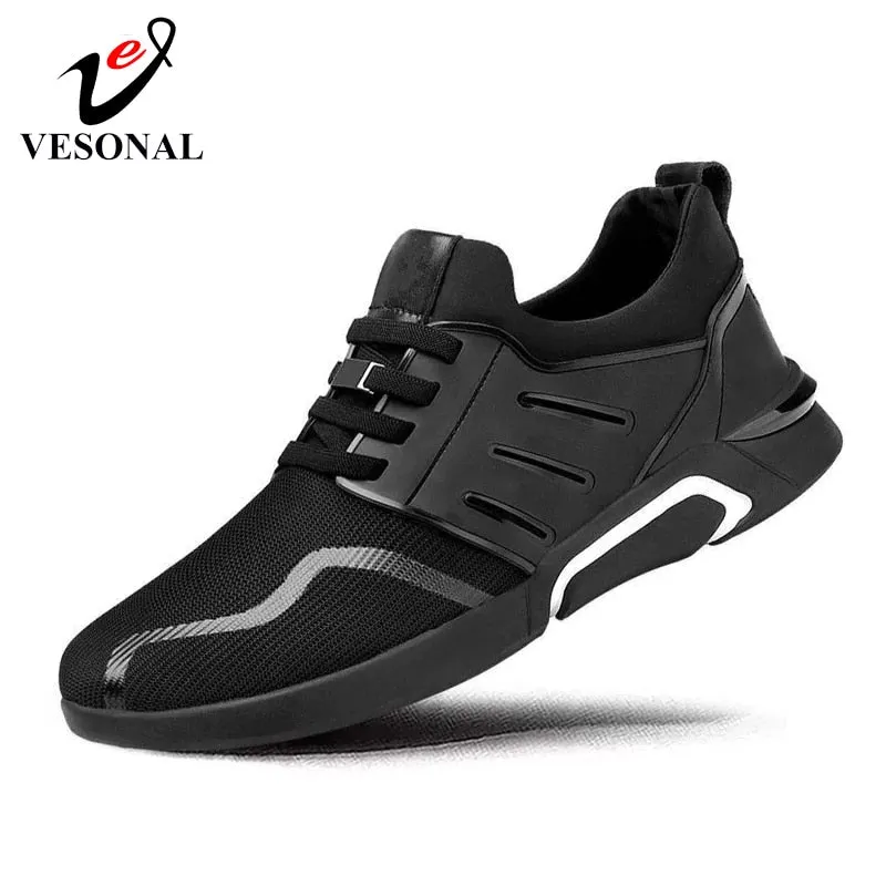 Breathable Comfortable Mesh Men Shoes Casual Lightweight Sneakers