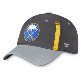 Buffalo Sabres Fanatics Branded Authentic Pro Home Ice Flex Hat - Charcoal/Gray