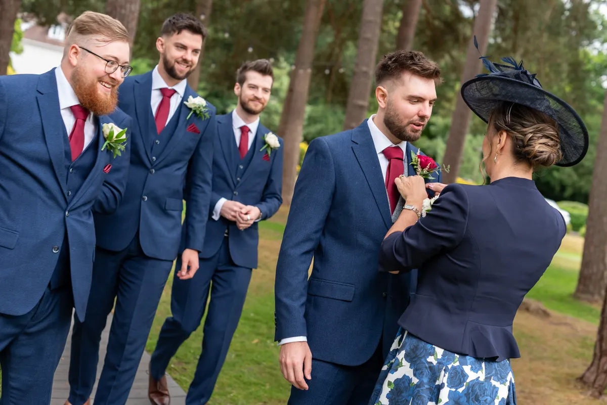 Burgundy Wedding Tie