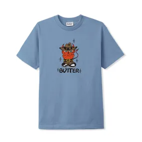 ButterGoods Devil Tee - Slate Blue