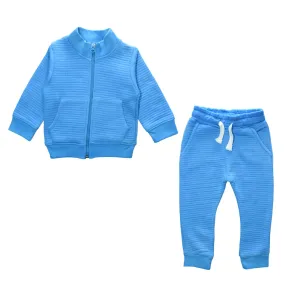 C1286 ZR KD Sky Blue Track Suit (2-Pcs)