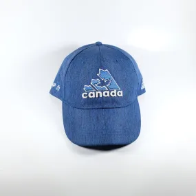 Canada Maple Leaf Cap Heathered Blue