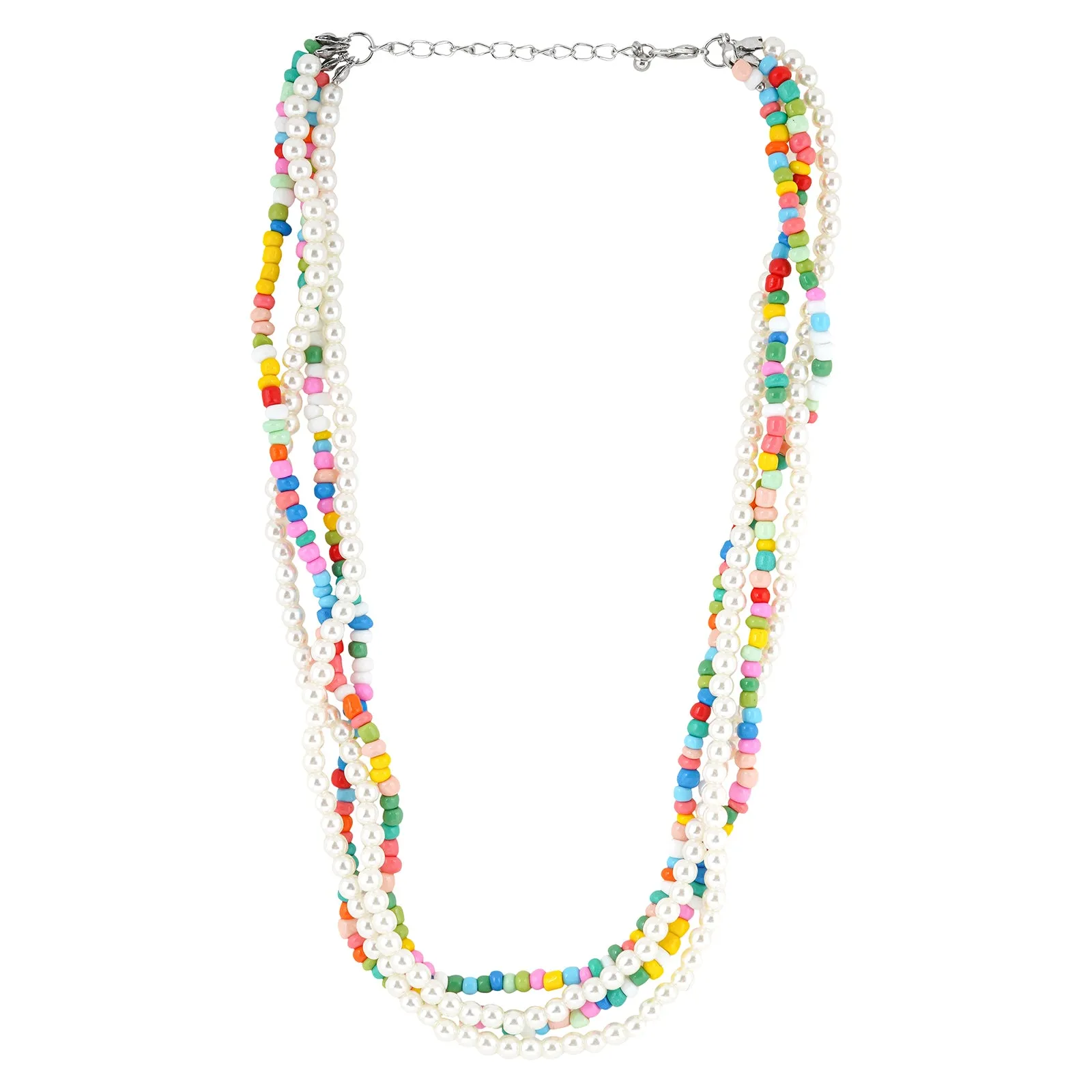 Candy Twirl Multilayered Necklace