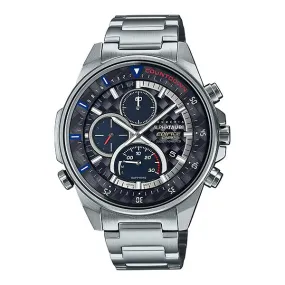 CASIO EDIFICE MENS 100M ALPHATAURI F1 - CARBON SOLAR SAPPHIRE - EFS-S590AT-1ADR