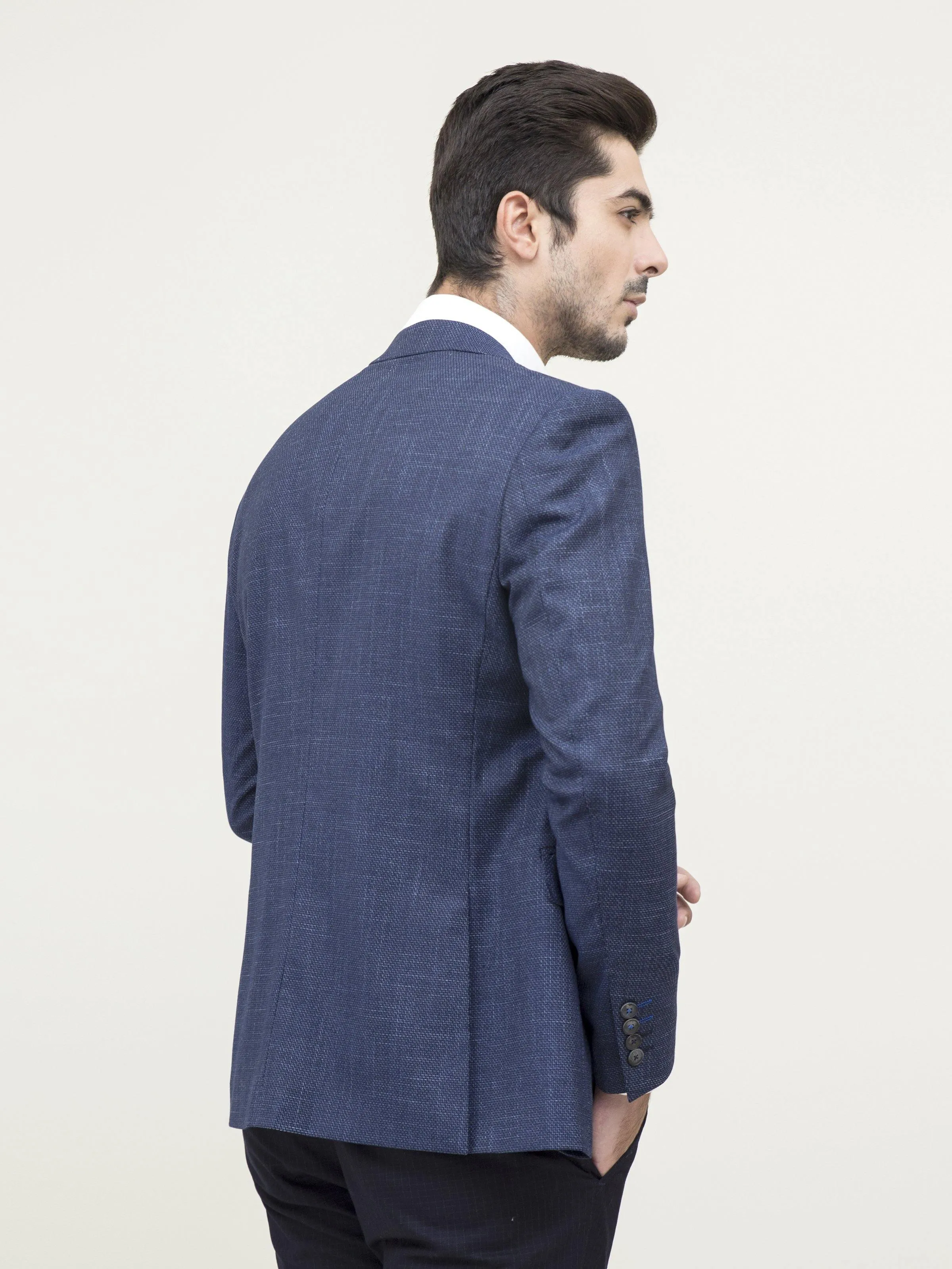 CASUAL COAT SLIM FIT NAVY BLUE