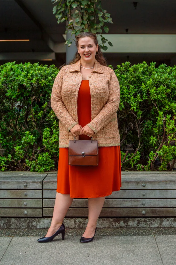 Chanel Cardigan, Chai Spice, Cotton