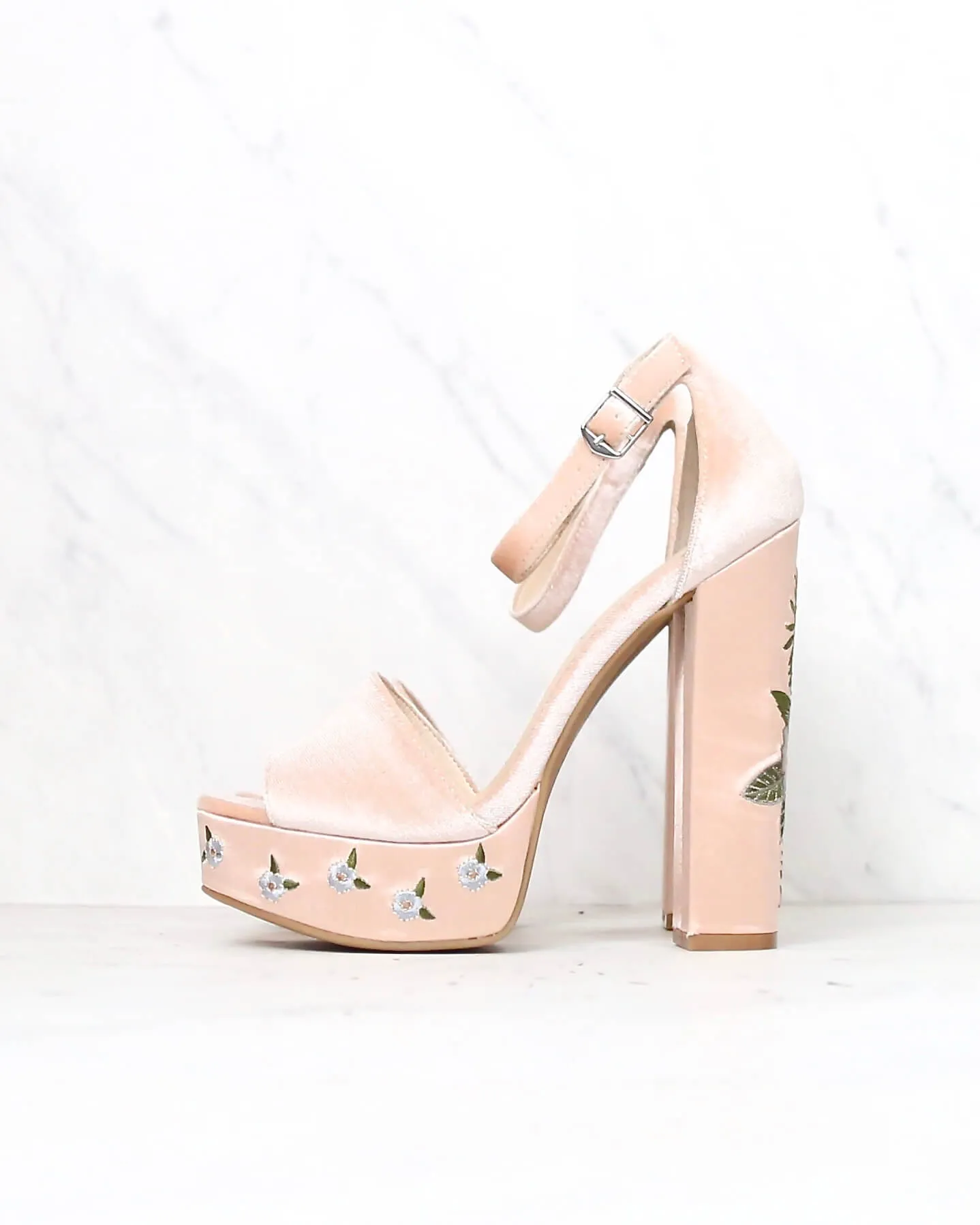 Chinese Laundry - Ariana Platform Heel in Dark Nude