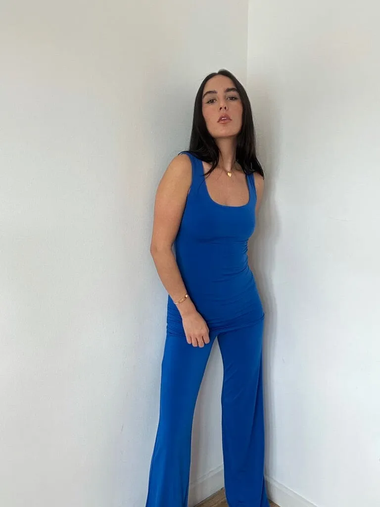 Cobalt Blue Vest Loungewear