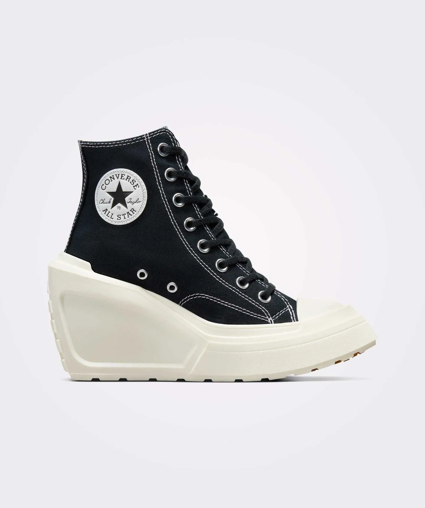 Converse - Women's Chuck 70 De Luxe Wedge Hi Black A06478C