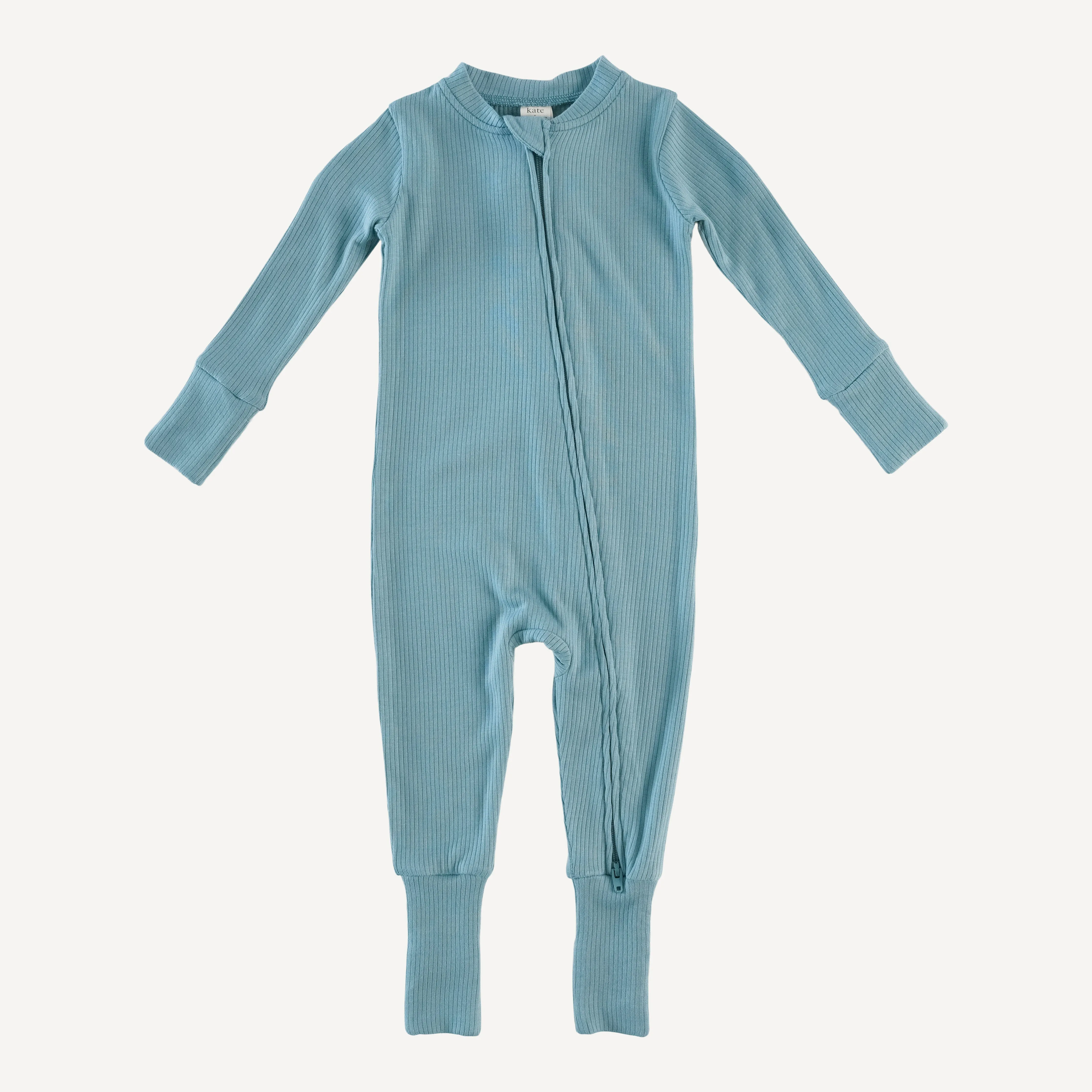 convertible zippy pjs | blue smoke | modal skinny rib