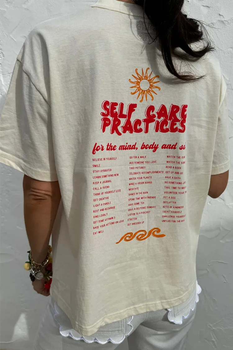 Cream Mind Body and Soul T-Shirt