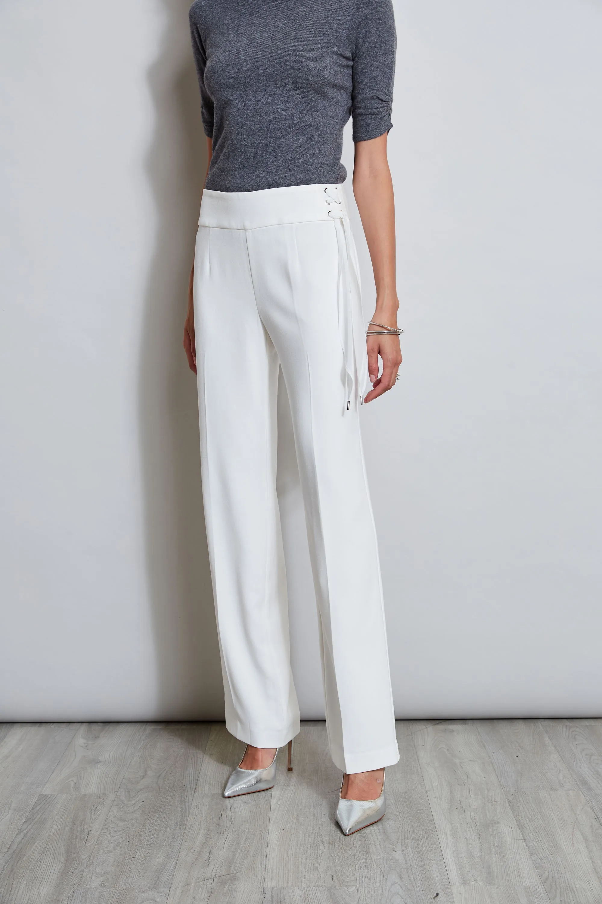 Crepe Side Tie Pant