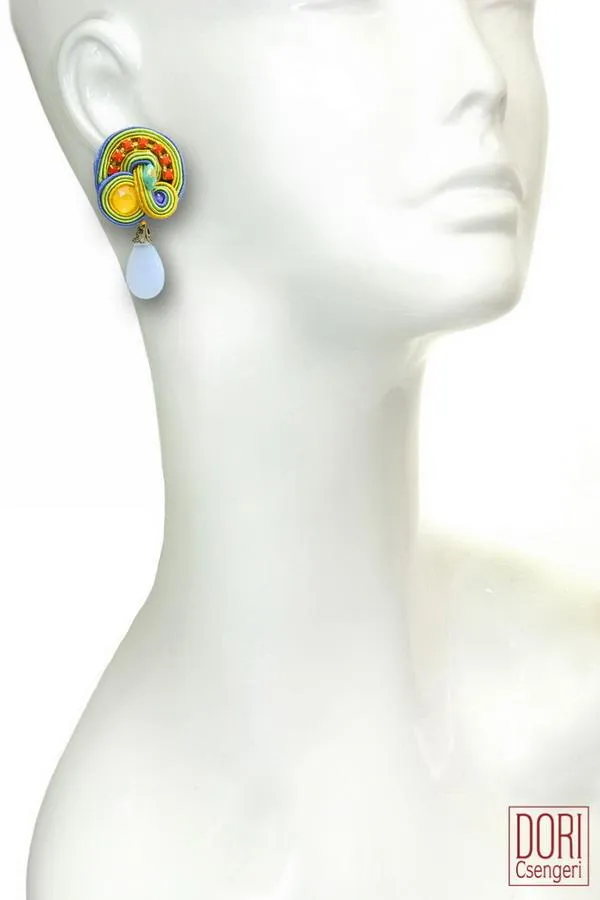 Cruise Clip-on Drop Earrings