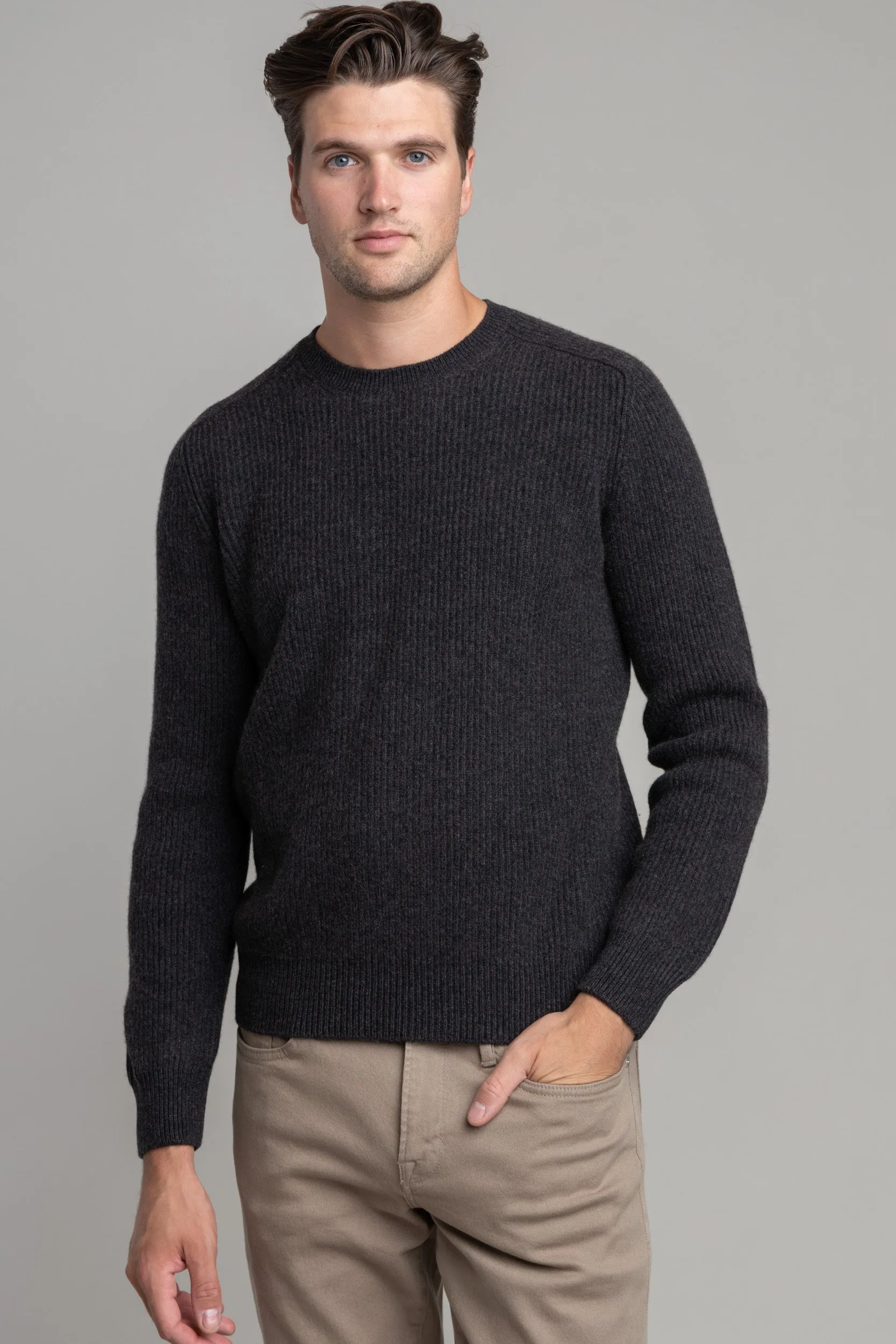 Dark Grey Cashmere Sweater