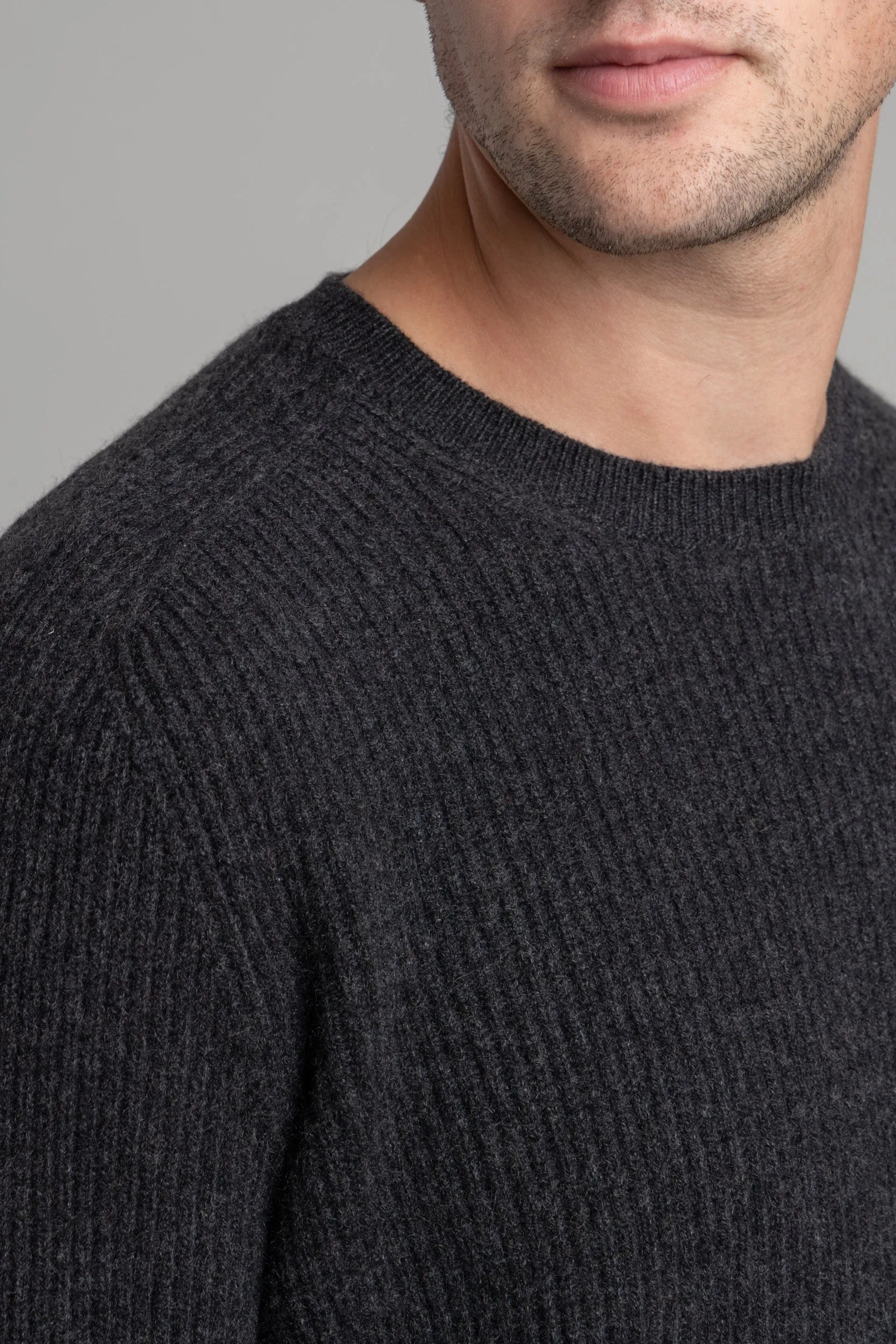 Dark Grey Cashmere Sweater