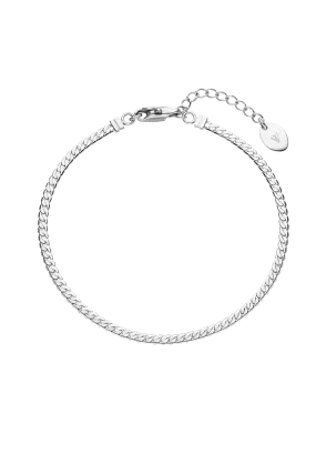 Delicate Sleek Bracelet Silver