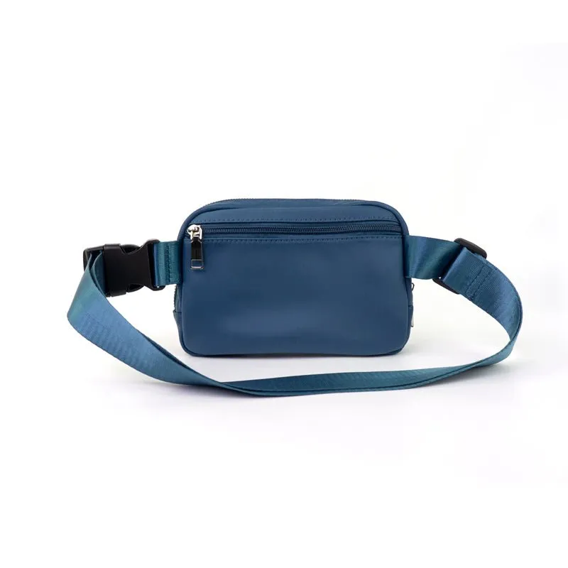 Dixie Nylon Belt/Crossbody Bag -  Denim Blue