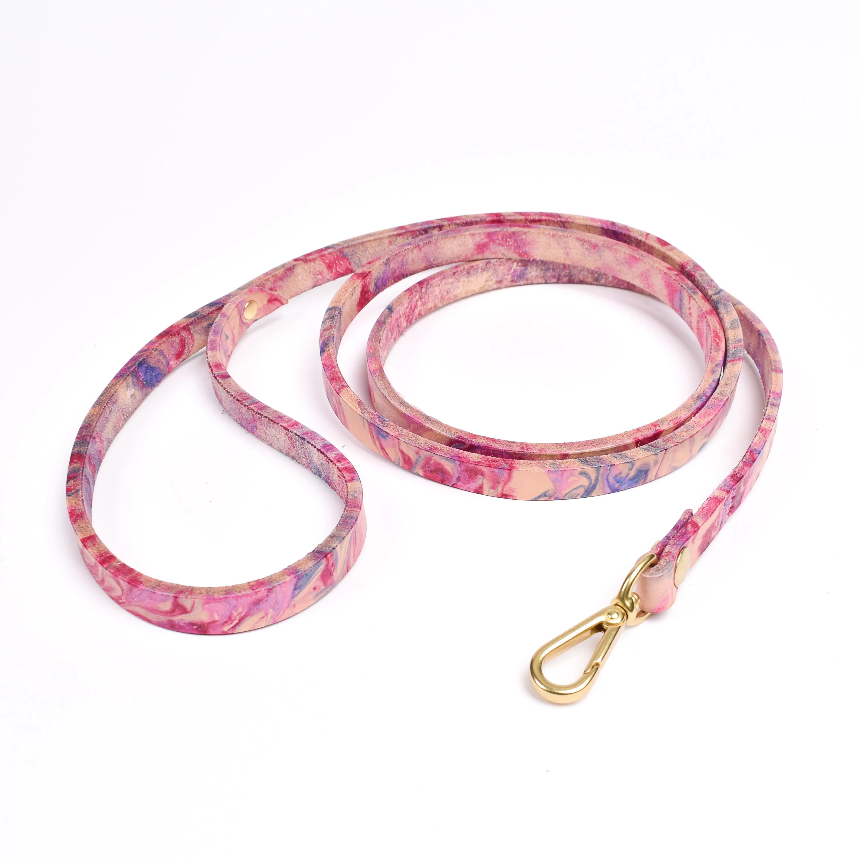 Dog Leash • Marbled Leather