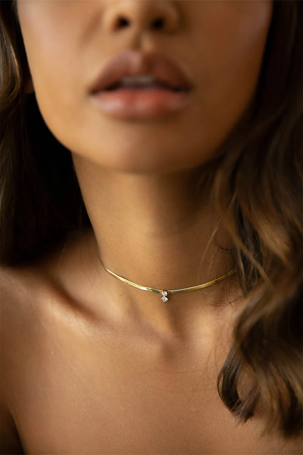 Dream Sleek Necklace 14K Gold Plated