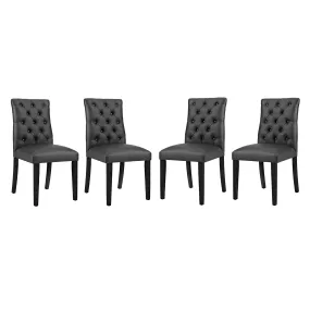 Duchess Dining Chair Vinyl Set of 4