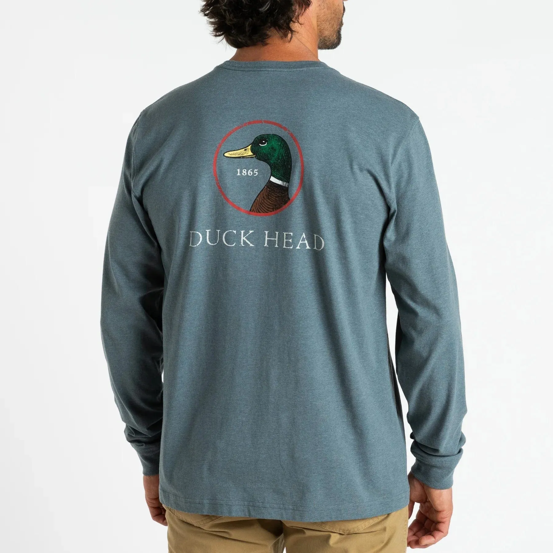 Duck Head Logo Long Sleeve T-Shirt - Men's