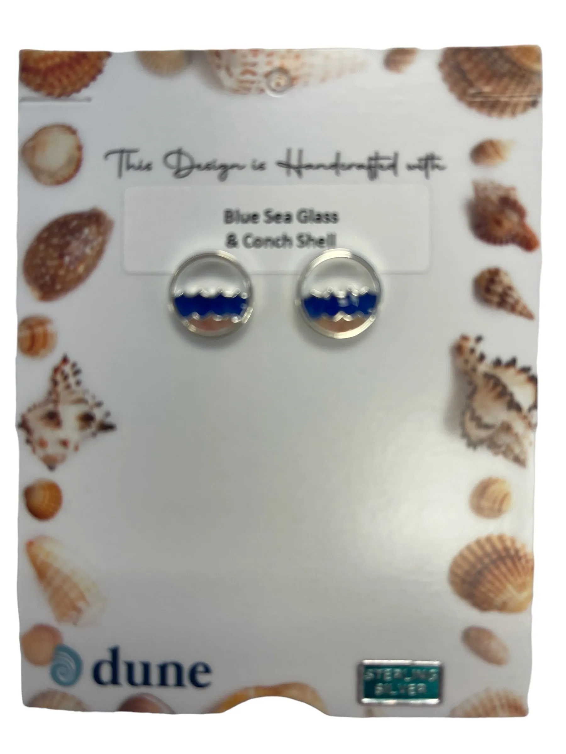 Dune Jewelry Double Wave Stud Earrings