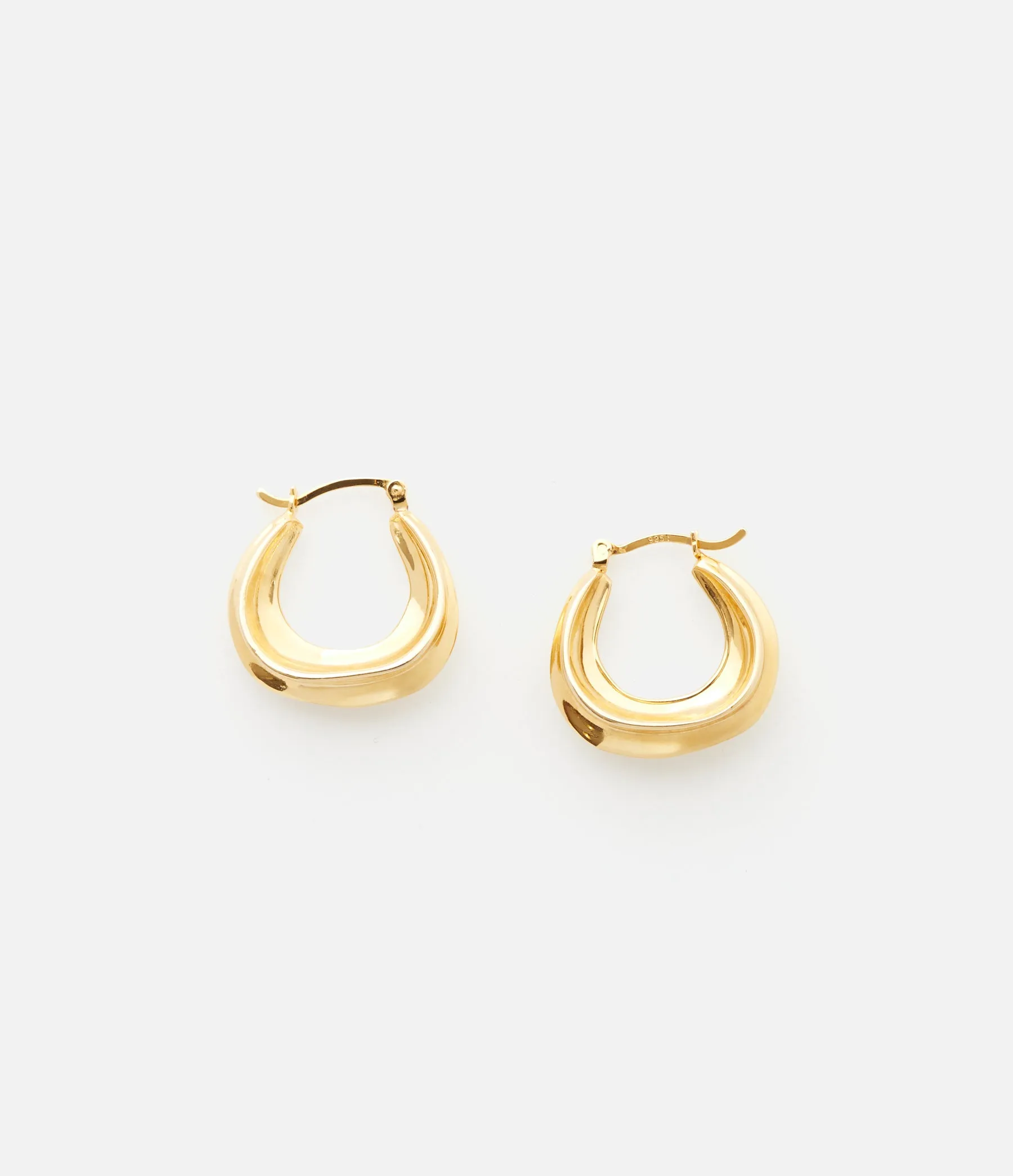 Enamel Sculptural hoops