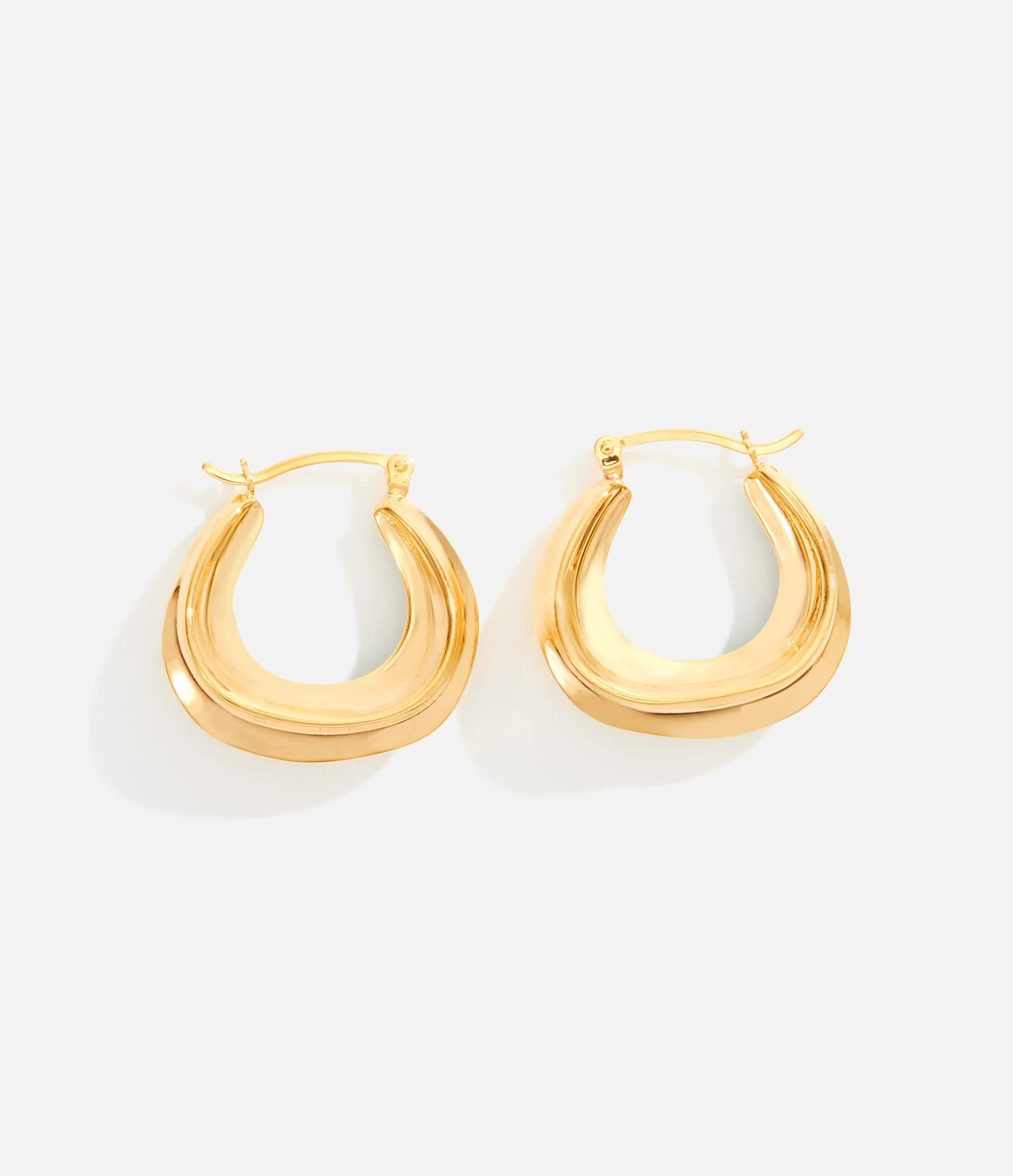 Enamel Sculptural hoops