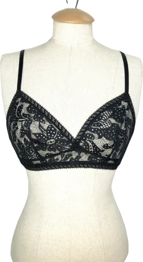 Eres Black Douce Lace Triangle Bra UK 36B