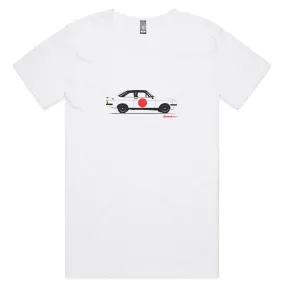 Escort RS2000 on the Side Mens Scoop Neck T-Shirt