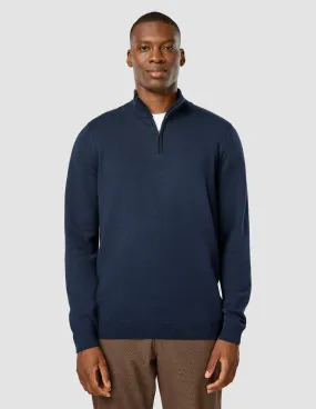 Everyday Knit Half-Zip Navy