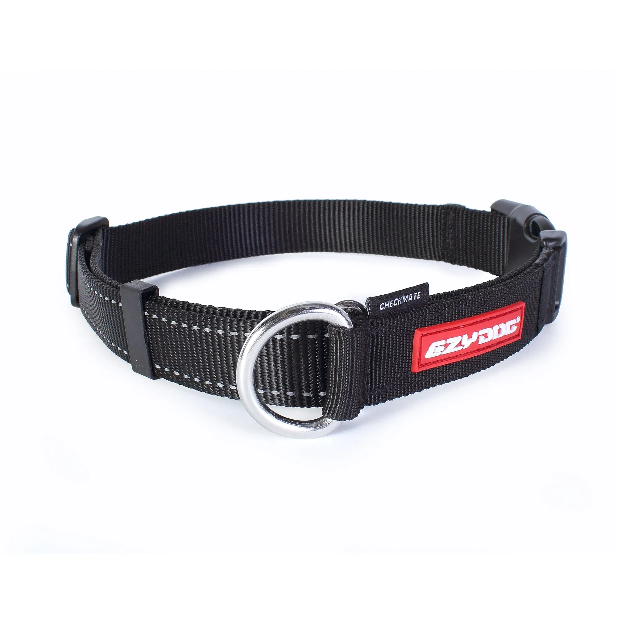 EzyDog Checkmate Dog Collar - Black