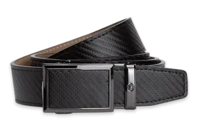 Fast Eddie Carbon Black, 1 3/8 Strap, Golf Belt