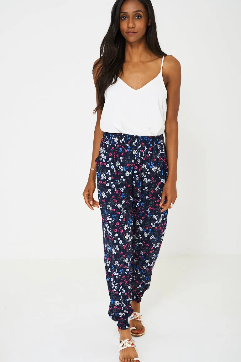 Floral Harem Trousers