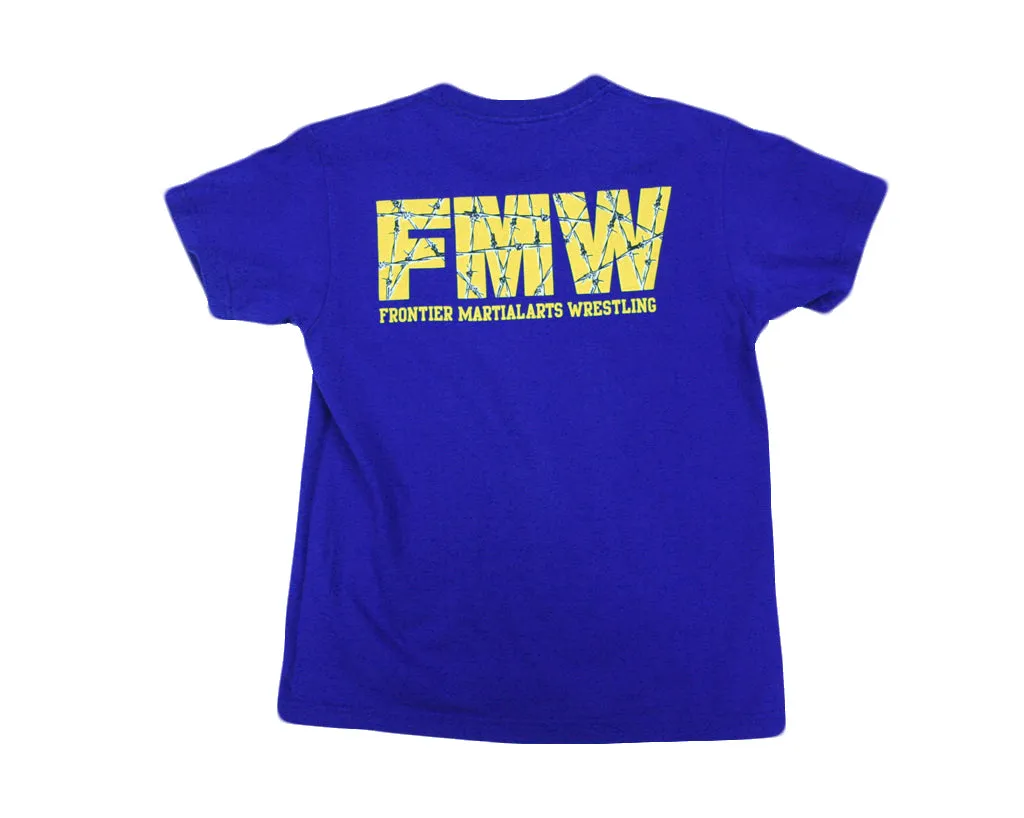 FMW LOGO BLUE T-SHIRT SMALL