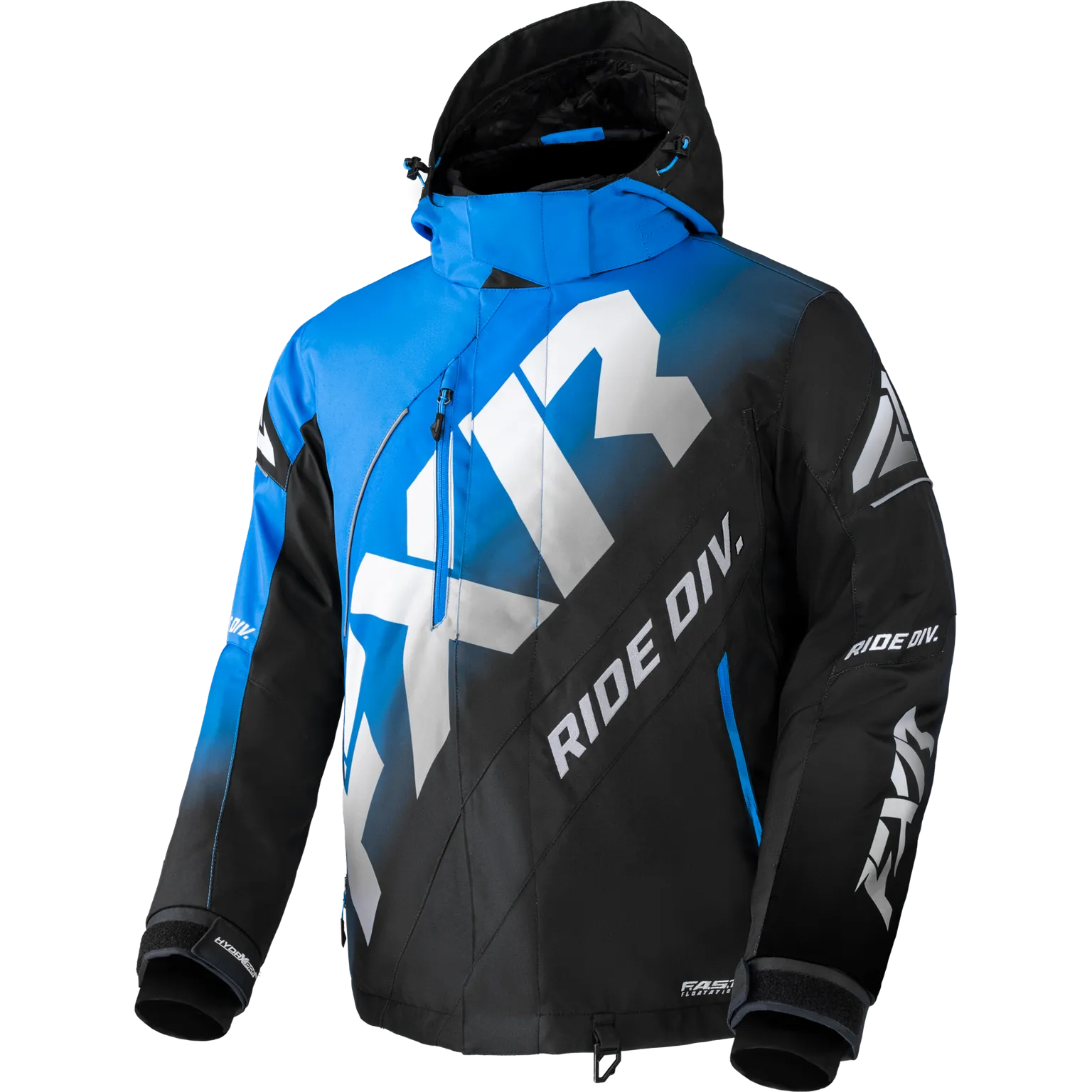 FXR Men's CX Jacket Blue-Black Fade/Lt Grey