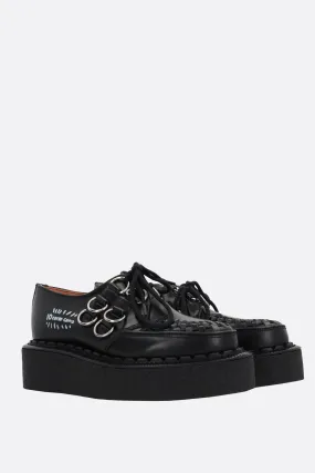 Gibson shiny leather creepers