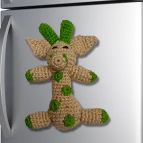 Giraffe Fridge Magnet, beige