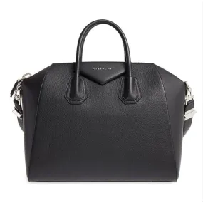 Givenchy Antigona Medium Sugar Black Leather Satchel