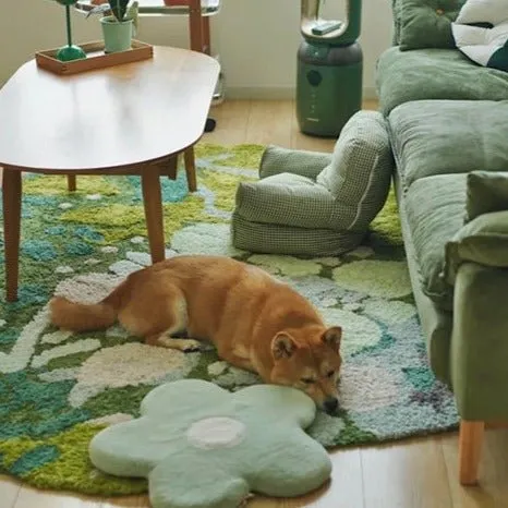 Green Moss Haven Rug