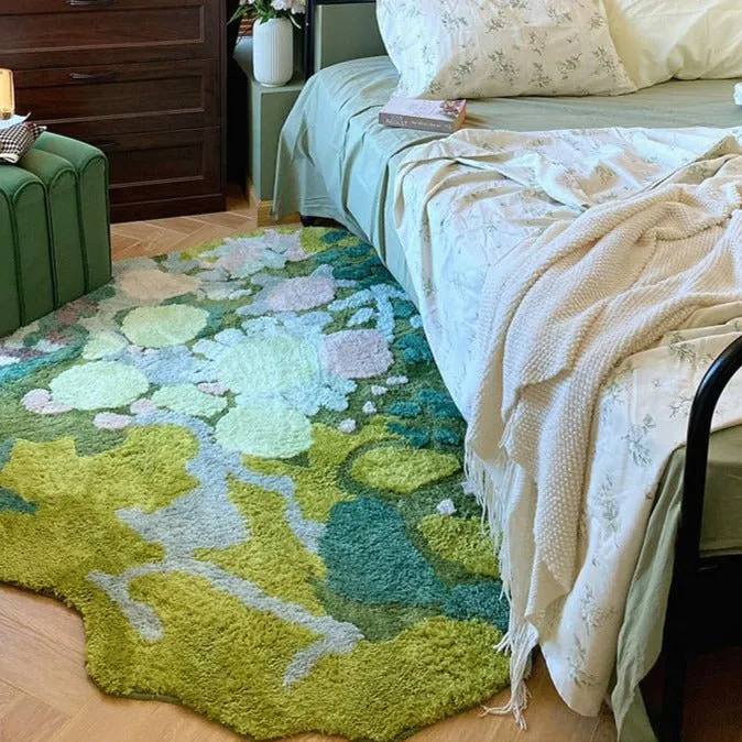 Green Moss Haven Rug