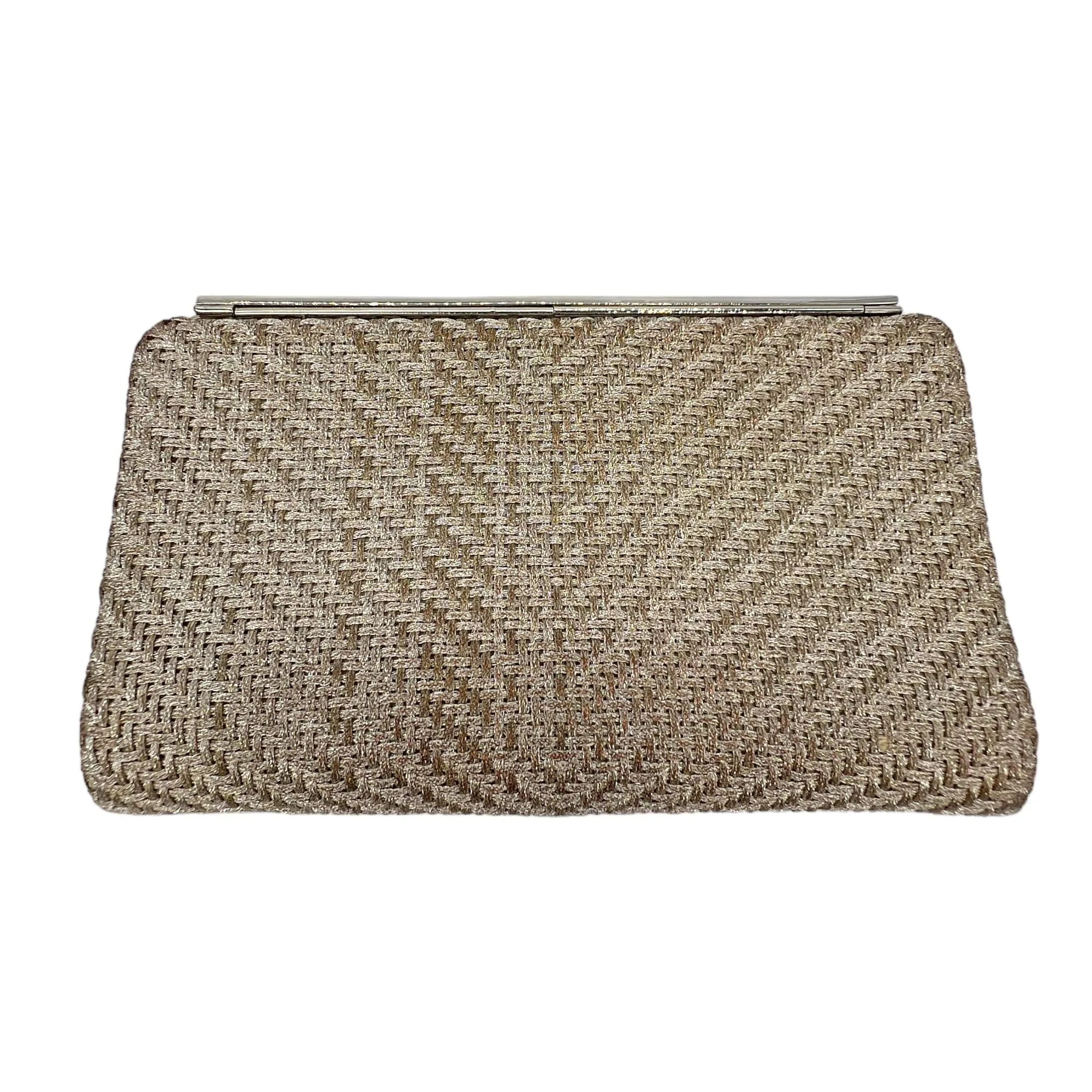 GUCCI Vintage 1960's Clutch - Silver & Gold