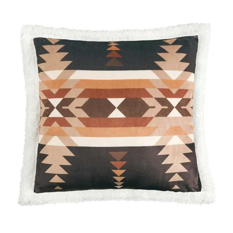 Hi End Accents Yosemite Campfire Sherpa Pillow