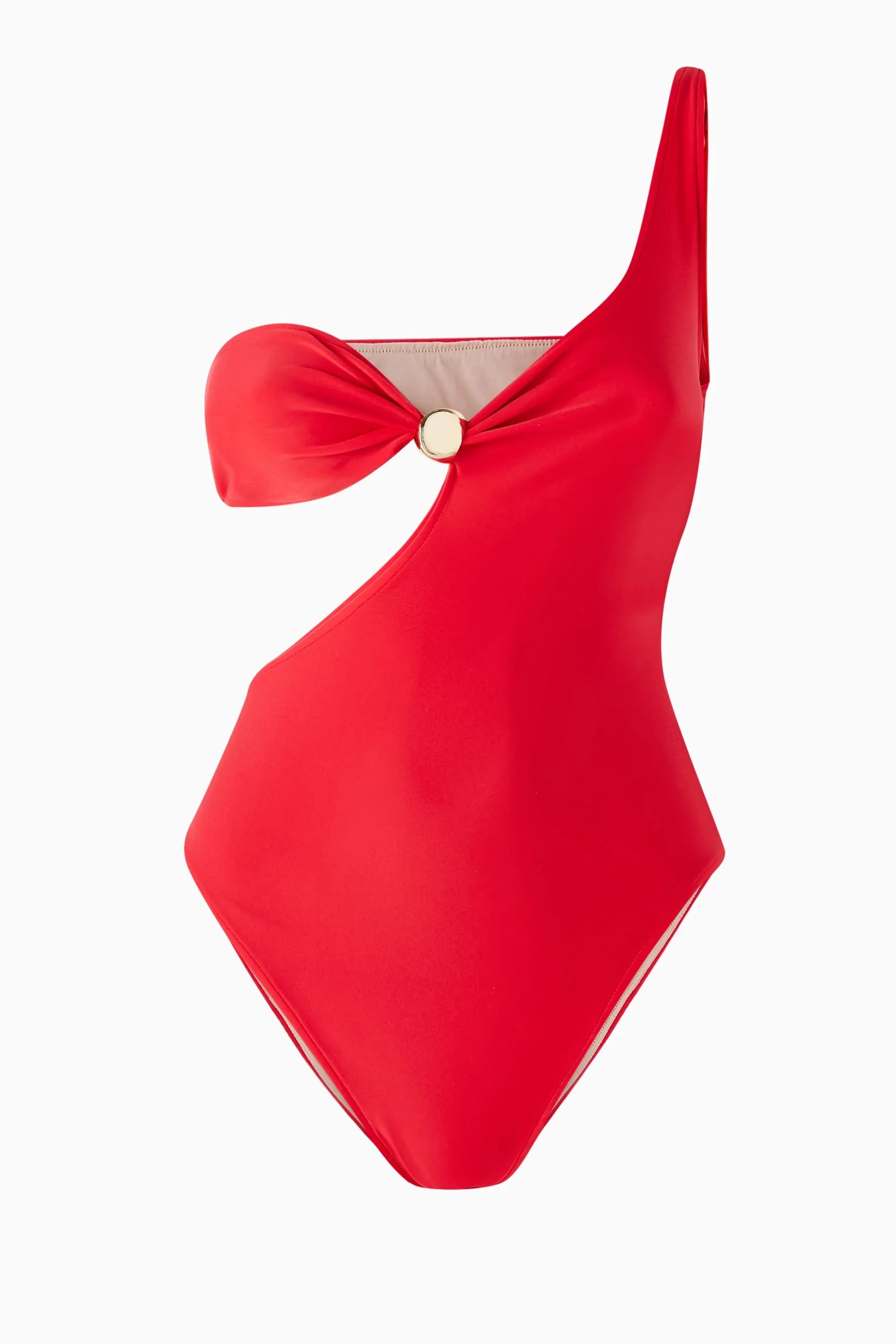 Holiday One-Shoulder Swimsuit