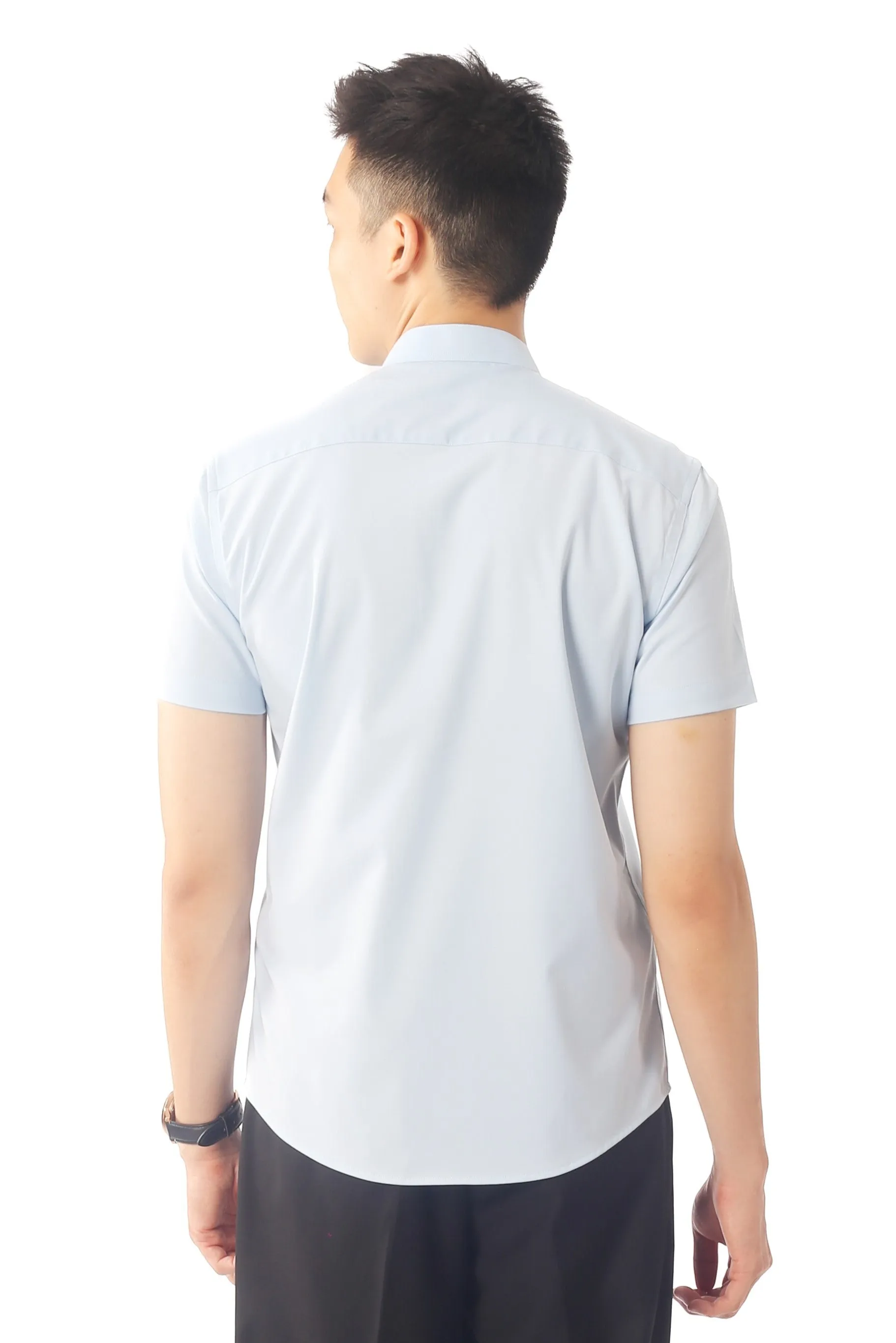 IDEXER MANDARIN SHORT SLEEVE SHIRT [SLIM FIT] ID0263