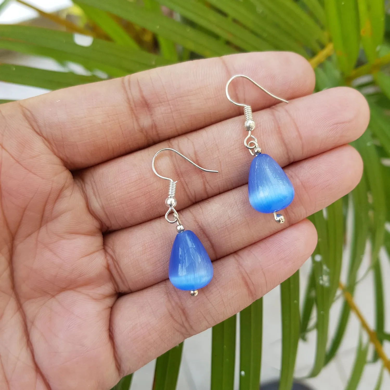 Imeora Light Blue Monalisa Earrings