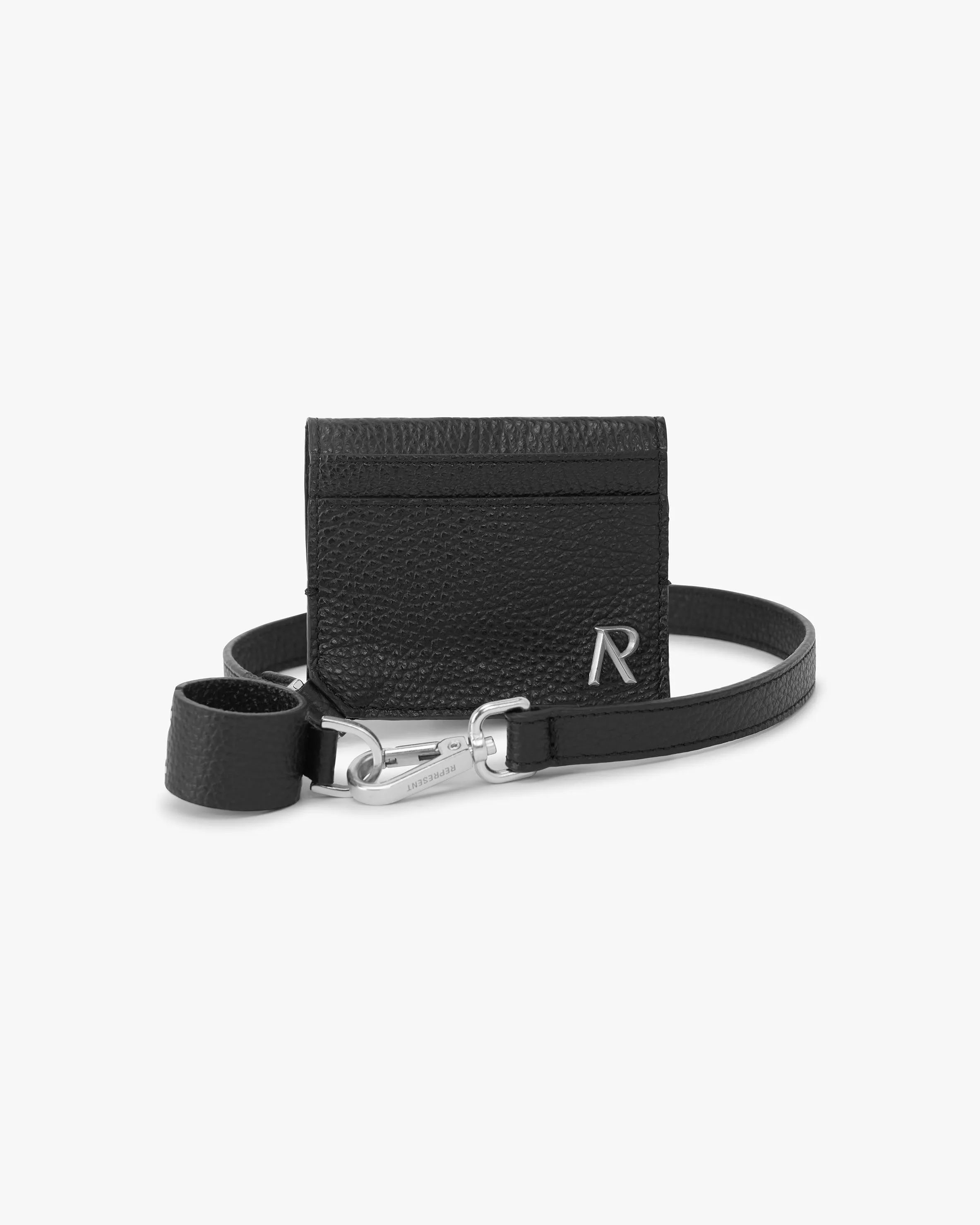 Initial Belt Cardholder - Black